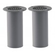 Gas Drop Vent Grey 120mm x 2