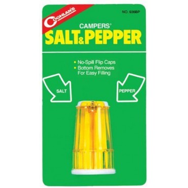 Salt & Pepper Condiment Click Close Shaker