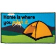 Quest "Home is where you pitch it" Door Mat