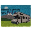 Quest Heavy Duty Coir Home is where you park it" Door Mat