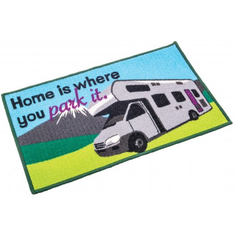 Motorhome "Home is where you pitch it" Door Mat