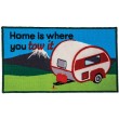 Quest Caravan "Home is where you tow it" Door Mat