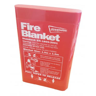 Streetwize Fire Blanket 1m x 1m