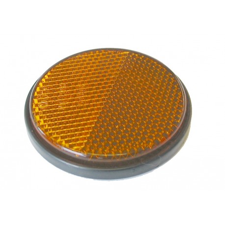 Self Adhesive Amber Circular Round Reflector