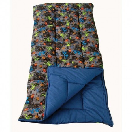 SunnCamp Bugs Junior Sleeping Bag with Stuff Sac