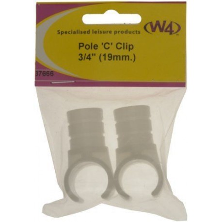 Pole clearance c clip