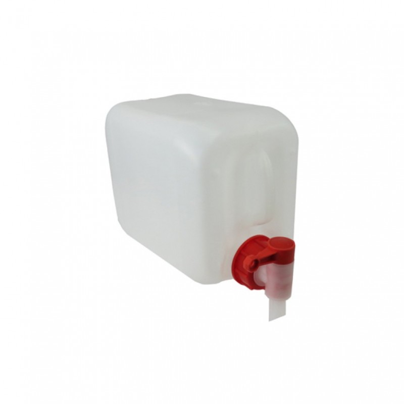 Water can with shop tap