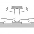 STATUS 270 Omni-Directional TV Aerial with VP2 Amplifier