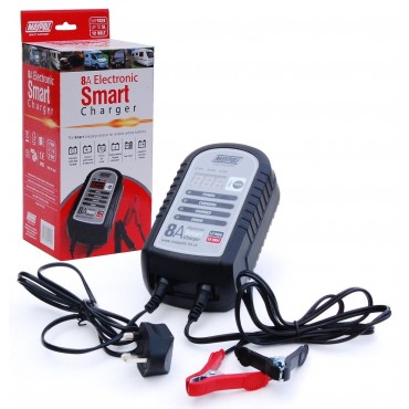 Maypole  8A 12V Electronic Smart Charger