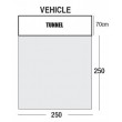 Sunncamp Motor Buddy 250 Motor/Camper Driveaway Awning Up to 245cm