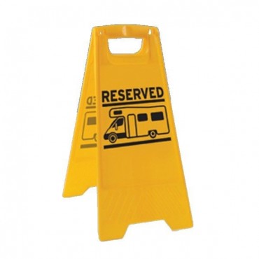Motorhome Reserved A Board Sign - Protect your Pitch!