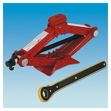 Car / Caravan Emergency Ratchet Scissor Jack