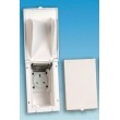 Mains Flush Fitting 240v Oblong Outlet