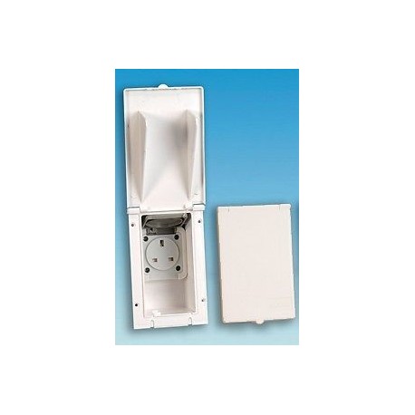 Mains Flush Fitting 240v Oblong Outlet