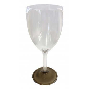 2 For £12 - Polycarbonate Elegance Wine "Glass" - Smoke