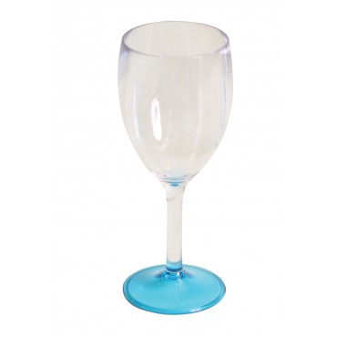 2 For £12 - Polycarbonate Elegance Wine "Glass" - Blue