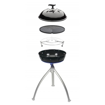 Cadac Grillo Chef 40 Gas Barbecue with BBQ Plate and Dome Lid