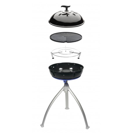 Cadac Grillo Chef 40 Gas Barbecue with BBQ Plate and Dome Lid
