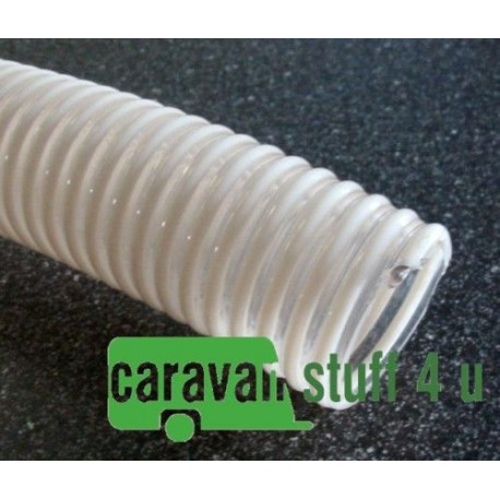 Convoluted Water Pipe - 40mm Clear