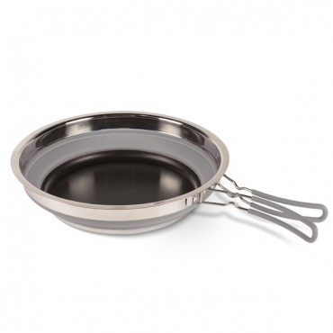 24cm Folding Frying Pan - Kampa Collapsible Silicone sided