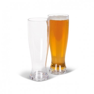 Kampa Acrylic 705ml Beer Glasses - Pack of Two