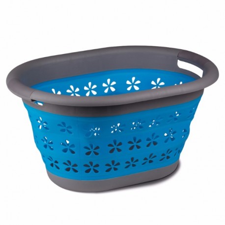 Laundry Basket collapsible  - Blue