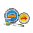 Childrens Melamine Picnicware Set - Animal Traffic