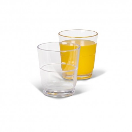 Kampa Acrylic 325ml Stackable Tumbler / Glasses - Pack of Four