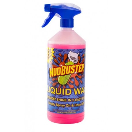 MUD BUSTER Liquid Wax 1ltr Spray - Superior Shine in 2 Easy Steps!