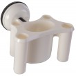 Toothbrush Holder Off White - Suction