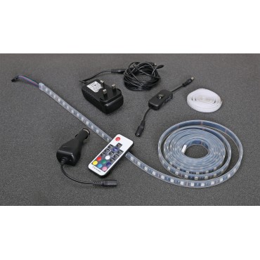 Quest LED 2.7 metre Awning Strip Light Starter Pack with Remote Control