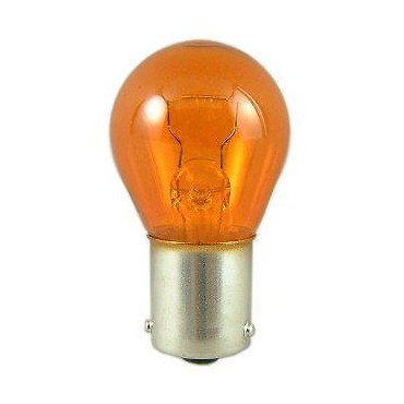 Single Contact Bulb 12V 21W Ba15s 15mm BASE - Amber