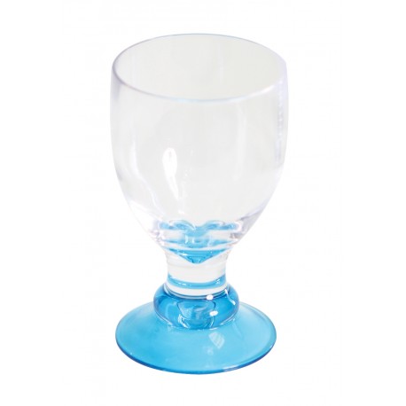 10% Off For 2 or More - Polycarbonate Goblet 'Glass' - Blue