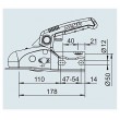 Al-Ko Alko Ak 270 Hitch / Coupling with soft dock