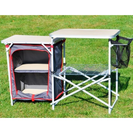 camping crusader foldable cooking station stands kitchen