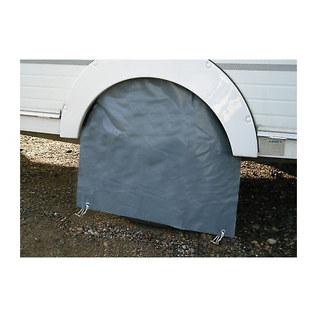 Caravan Single Wheel Cover - Grey