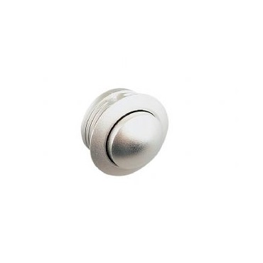 Small Caravan Push Button Cupboard Door Lock - Nickle Finish