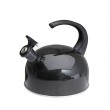 Quest Easy Pour Whistling Black Camping Kettle - 1.2 Litre