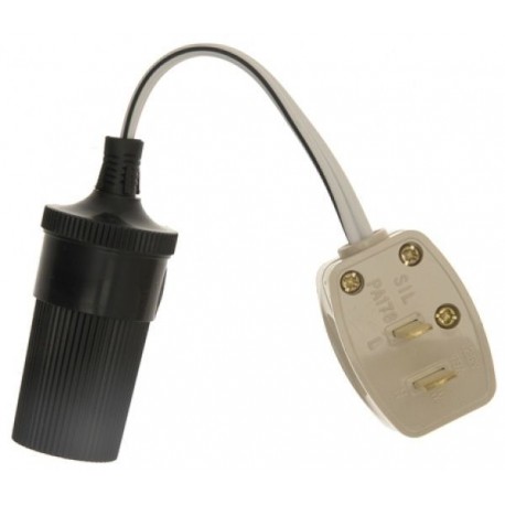 Caravan Plug To Cigar Socket Convertor 2-PIN (w4ai3)