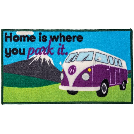 Caravan Door Mat  "Home is where you park it"