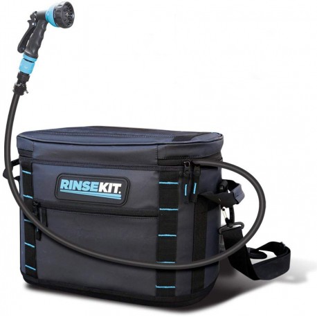 RinseKit Lux 3 Gallon Portable Portable Pressurised Shower Kit with Soft Tote