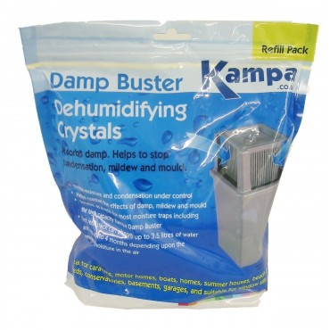 2.5kg Bag Of Kampa Moisture Trap Dehumidifier Crystals