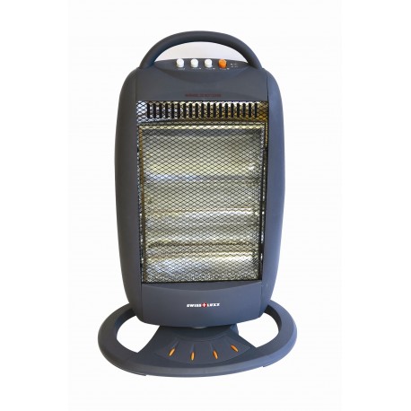 Swiss Lux 3 Bar Electric Oscillating Halogen Heater