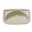 Rectangular Vanity Basin Sink In Acrylic - Ivory