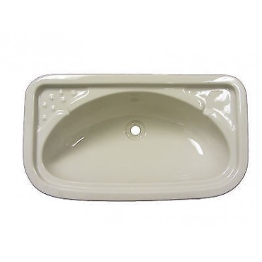 Rectangular Vanity Basin Sink In Acrylic - Ivory