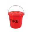 Fire Bucket With Lid - 15Ltr