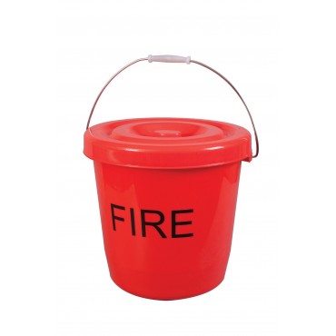 Fire Bucket With Lid - 15Ltr