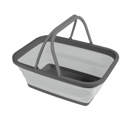 Kampa Large Folding Silicone Washing Up Bowl - Grey