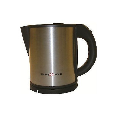 Low Wattage Swiss Luxx 1.0l Cordless Stainless Steel Jug Kettle