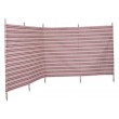 Blue Diamond 5 Pole Windbreak - Burgundy / Cream Stripe